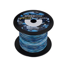 SpiderWire Stealth Braid Fishing Line 30lb Break Strength 1500yd Blue Camo