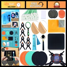 174 Pcs Trading Card Cleaning & Care Tool Kit - Sports Card Maintenance Accessor