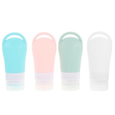  4 Pcs Reiseflaschen Silikon Silikon-reiseflaschen Reiseflüssigkeitsflaschen