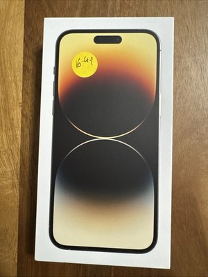Apple iPhone 14 Pro Max 256 GB - Gold Unlocked Dual eSIM New Sealed iOS 16.4.1