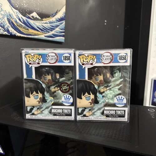 Funko Pop! Demon Slayer Muichiro Tokito Funko Shop Exclusive #1858 GITD Chase