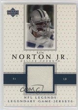 2000 Upper Deck Legends Legendary Game Jersey Ken Norton Jr #LJ-KN 1dm4