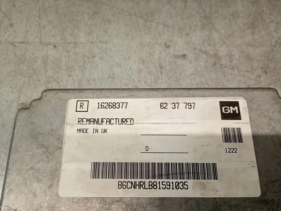 16268377 CENTRALINA MOTORE / 5337506 PER OPEL ASTRA G STATION WAGON T98 1.6 F - Immagine 4 di 4