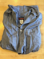 Light Blue Bulwark Fire Resistant (FR) Lab Coat - Size L-RG