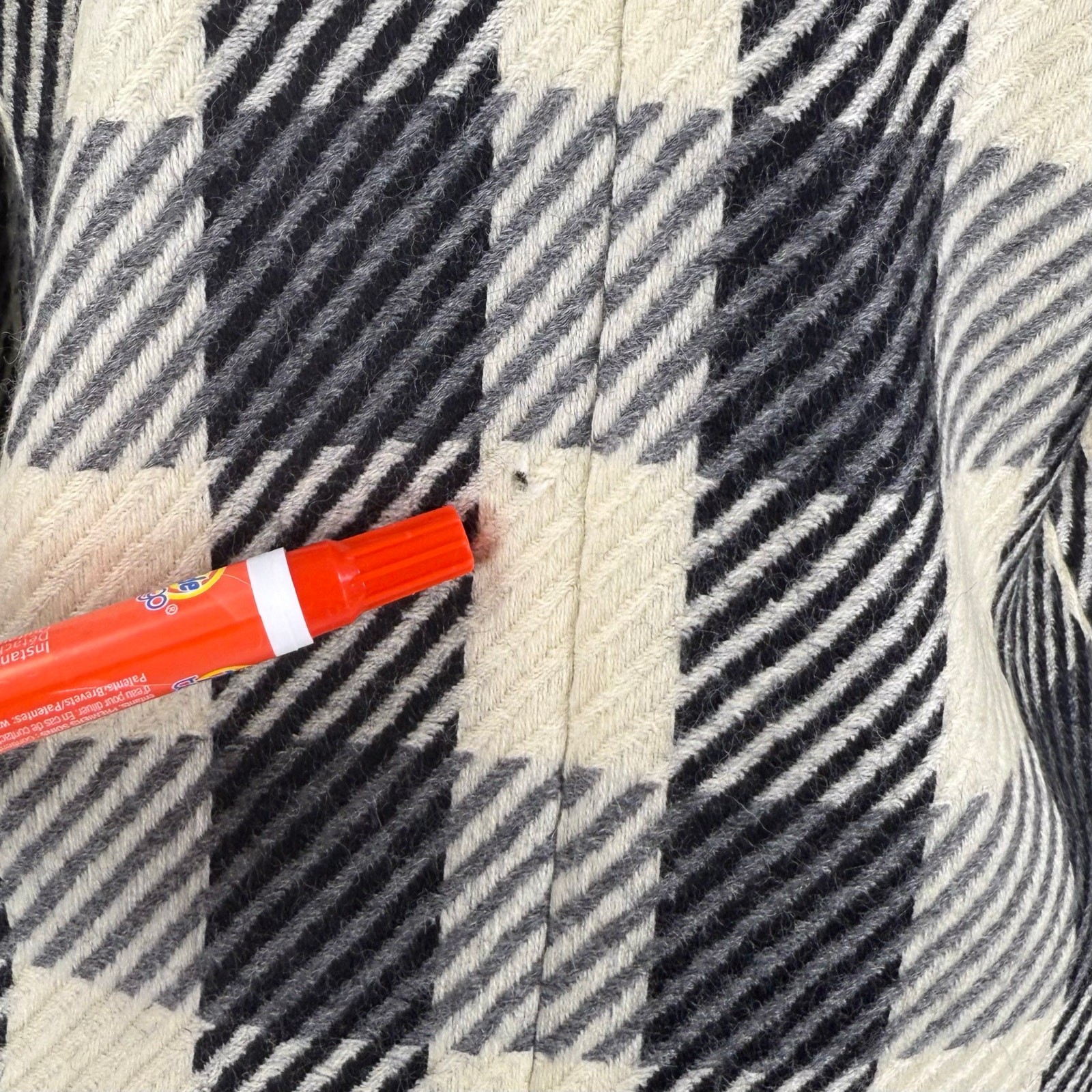 Harve Benard Blazer Women's Vintage Check Plaid Wool Double Breasted Sz 6