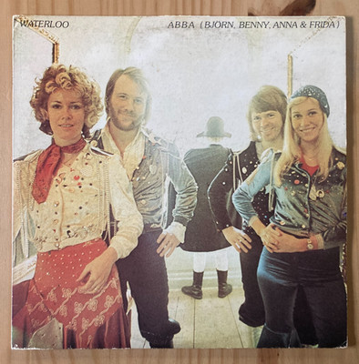 ABBA Waterloo 1975 RP Vinyl LP Presswell Atlantic Fernando Ring Ring VG/VG+