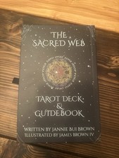 The Sacred Web Tarot Deck & Guidebook by Jannie Bui Brown | Tarot Cards |
