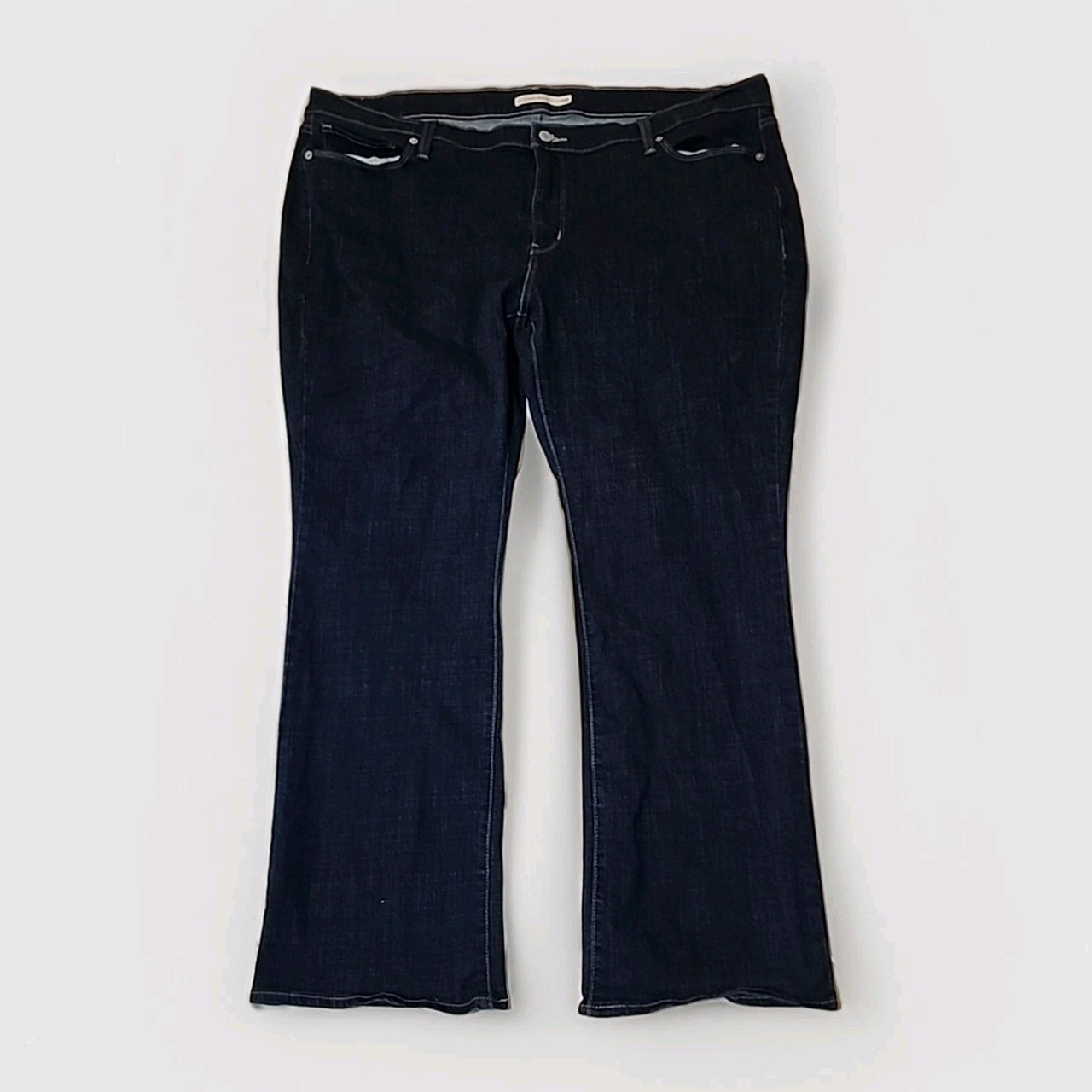 Women's Plus Size 24w Blue Dark Wash Denim