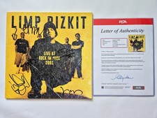PSA/DNA LOA LIMP BIZKIT FULLY SIGNED Rock im Park live LP vinyl album AUTOGRAPHS