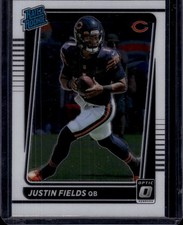 2021 Donruss Optic #204 Justin Fields Chicago Bears Rookie RC