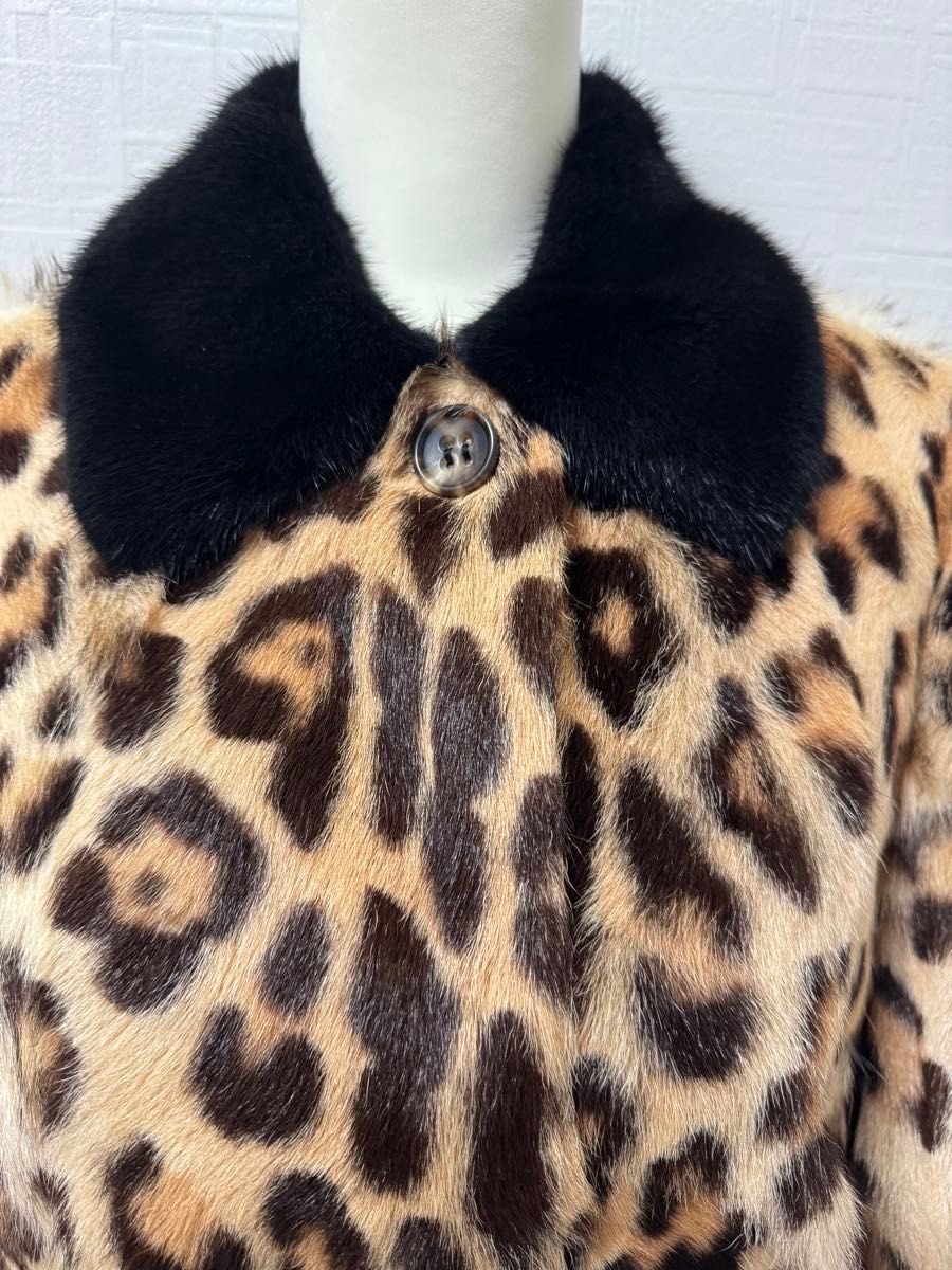 Women's Wear Valentino RED VALENTINO     Fur Coat Leopard Mink Made in Italy thumbnail 5