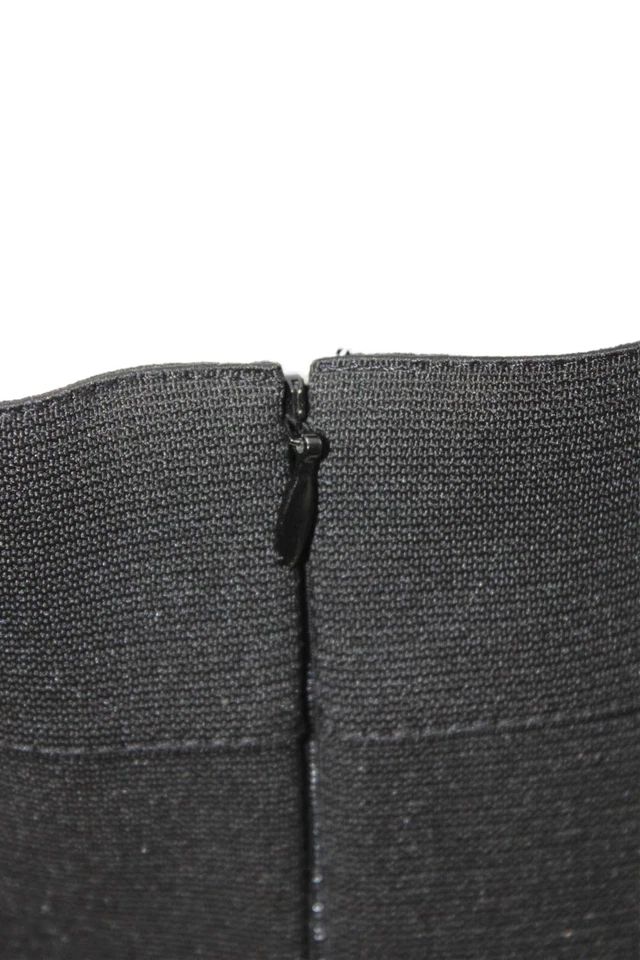 Falda recta lápiz hasta la rodilla negra talla 16 Akris Punto para mujer Foto 4 de 4