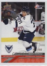 2024-25 Upper Deck CHL Exclusives 82/100 Hugo Primeau #258 z6b