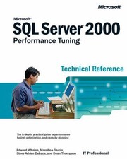 Microsoft  SQL Server 2000  Performance Tuning Paperback
