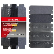 25 Pcs Sanding Screen Mesh Sheet, Drywall Sandpaper Assortment 80/100/150/180/22