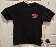 VTG 90'S Penguins Frozen Yogurt T-shirt Made in USA Men's L Hanes Single Stitch