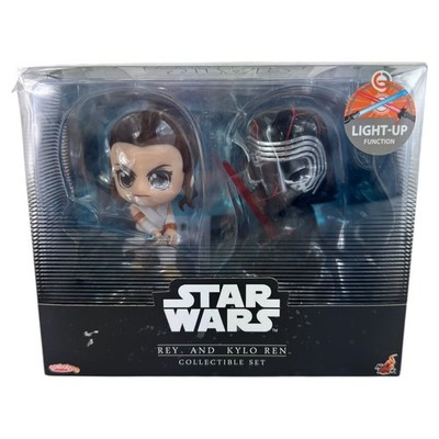 Star Wars Disney Cosbaby Rey und Kylo Ren Sammelset Hot Toys Neu OVP