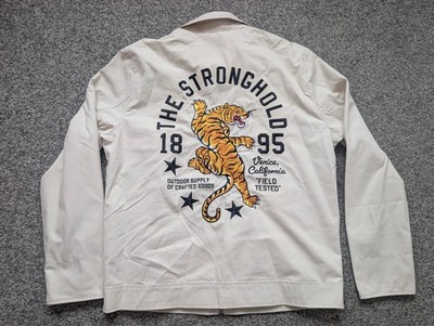 The Stronghold Jacket Mens Large Beige Tiger Souvenir Chore Coat Field Oi Polloi