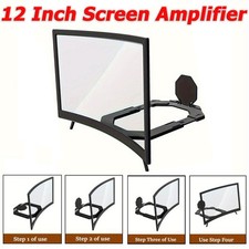 12 Inch phone Screen Magnifier Video Mobile Phone Amplifier Stand Bracket New US