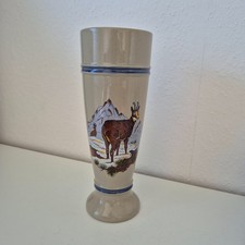Wei&szlig;bierglas aus Stein 0.5l Motiv Steinbock