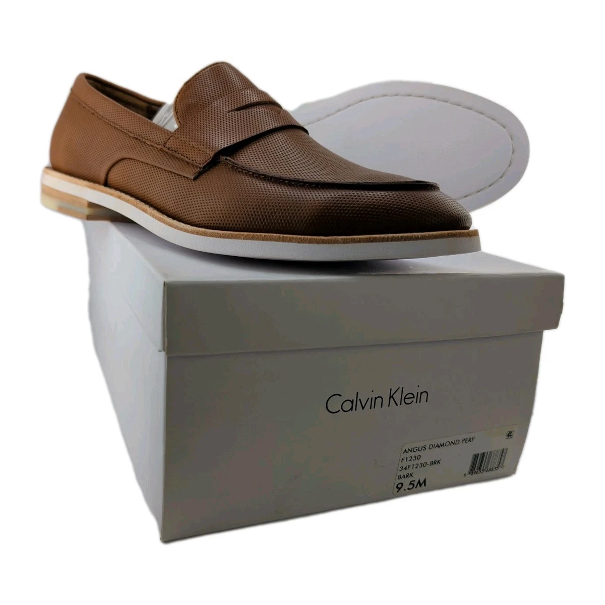 Calvin Klein Stephen loafers, brown, size 11 Calvin Klein Oxford Brown Dress Shoes for Men for sale | eBay main image 4