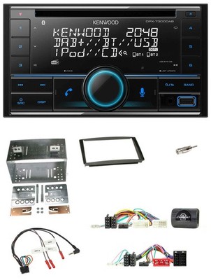 Kenwood CD 2DIN DAB USB Steering Wheel Bluetooth Car Stereo for KIA Ceed proCeed 2009-20