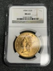 1904-S $20 NGC MS63 Liberty Head Gold Double Eagle, U.S. Uncirculated Type Coin