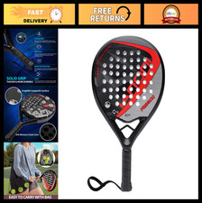 Lightweight Padel Racket - Carbon Fiber Surfa...