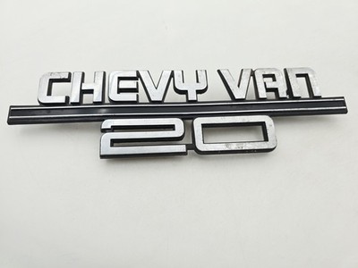 Vintage NOS Chevrolet Chevy Van 20 Emblem Nameplate 15640709 G20