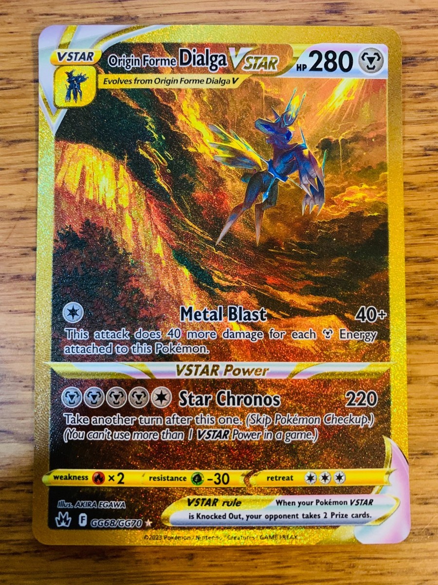 Origin Forme Dialga VStar GG68/GG70 Crown Zenith Galarian Gallery