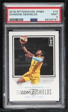 2018 Rittenhouse WNBA /500 Diamond DeShields #14 PSA 9 MINT 1c7