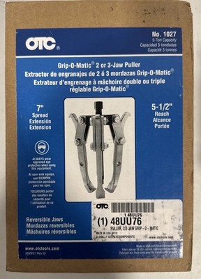 OTC 1027 5-Ton Reversible Jaw 'Grip-O-Matic' Puller - Long 2/3 Jaw