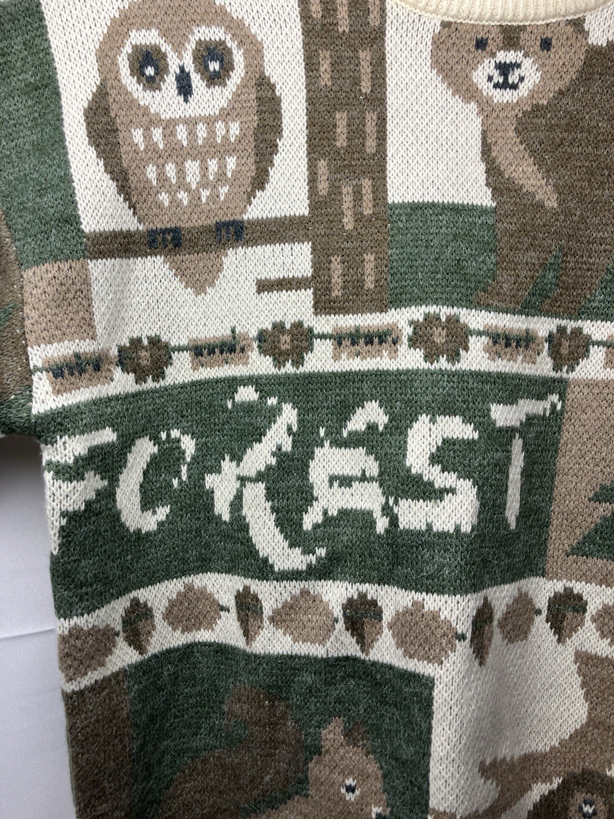 Adam Freak Sweater Mens Medium High Street Fashion Pullover Forest ...