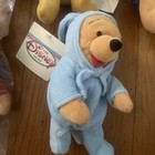 6 Disney Store Mini Bean Bag Plush Winnie The Pooh  Holiday Lot, NWT — photo 2