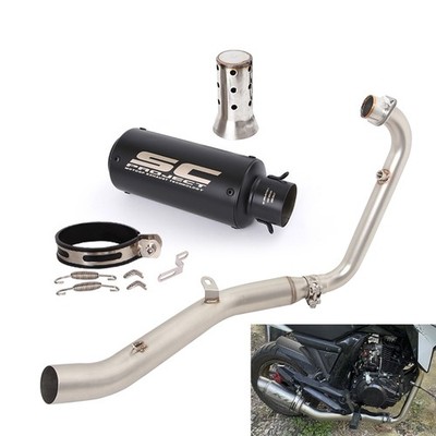 For Lifan KP Mini 150 2015-2025 Full Exhaust Header Link Pipe Muffler Slip On