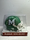 Chad Pennington signed Marshall University Mini Helmet With # 10 & Beckett COA