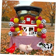 Trunk or Treat Car Decorations Kit Halloween Farm Theme Decor Set with