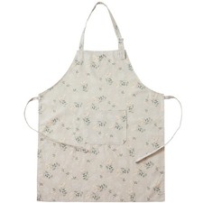Linen Apron Japanese Style for Men and Women, Lightweight Breathable Floral W...