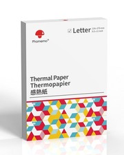 Phomemo Thermal Printer Paper 8.5'' 11'' for M08F M832D M832 M834, 100Pcs