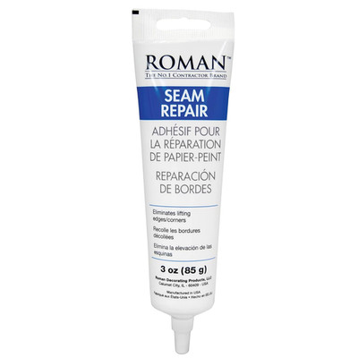 Seam Repair Adhesive - Sealer for Wallpaper Tears and Loose or Overlapping Edges