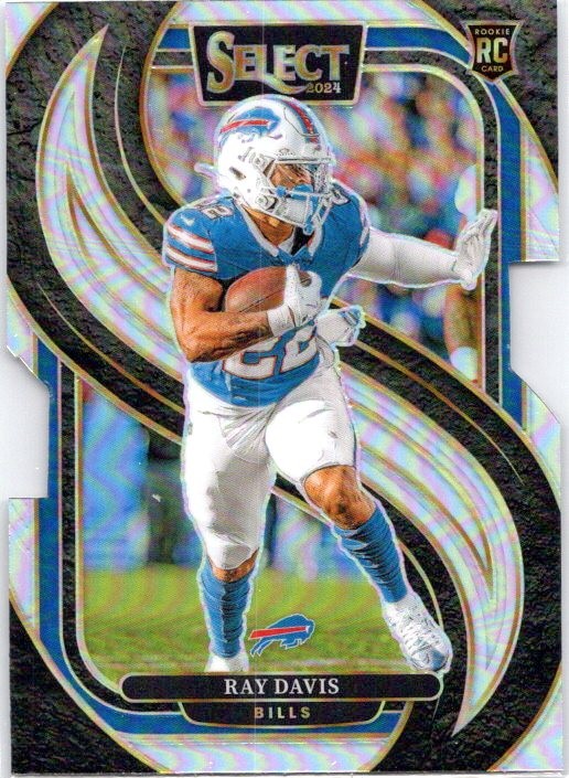 2024 Panini Select #189 Ray Davis Silver Prizm Die Cut