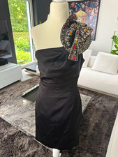 Karen Millen Damen Etuikleid schwarz 36 kurz ...