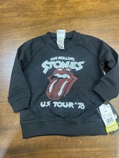 The Rolling Stones Baby Sweatshirt 12 months Black NWT