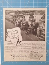 Chrysler Corporation Women Workers WWII Wartime 1943 Print Ad