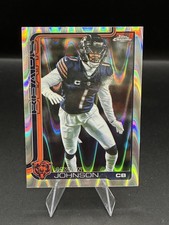 Jaylon Johnson 2025 Topps Chrome Football RayWave #57 Chicago Bears