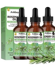 3 Pack Rosemary Hair Growth Oil Thickening Scalp Care for Men Women