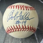 BOB FELLER Official AL Gene Budig Autographed Signed Baseball w/ "#19" GTP