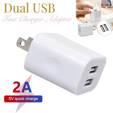 Universal Travel 5V 2A Dual USB AC Wall Home Charger Power Adapter US Plug Phone