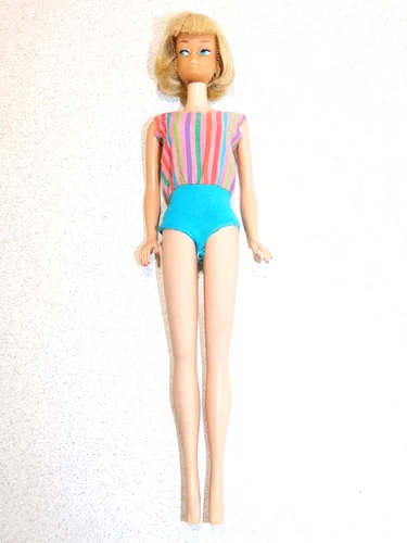 Barbie:  VINTAGE Blonde BEND LEG AMERICAN GIRL BARBIE Doll No Box!