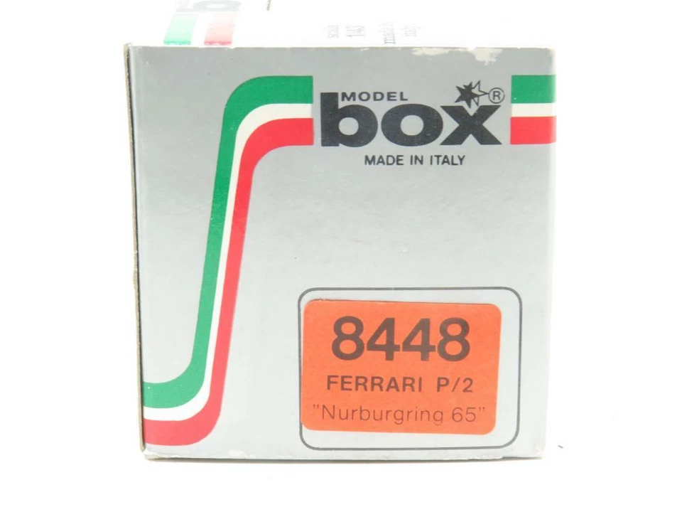 Model Box Diecast 8448 Ferrari P/2 Nurgburgrng 1965 Red 1 43 Scale Boxed - Image 2 of 4
